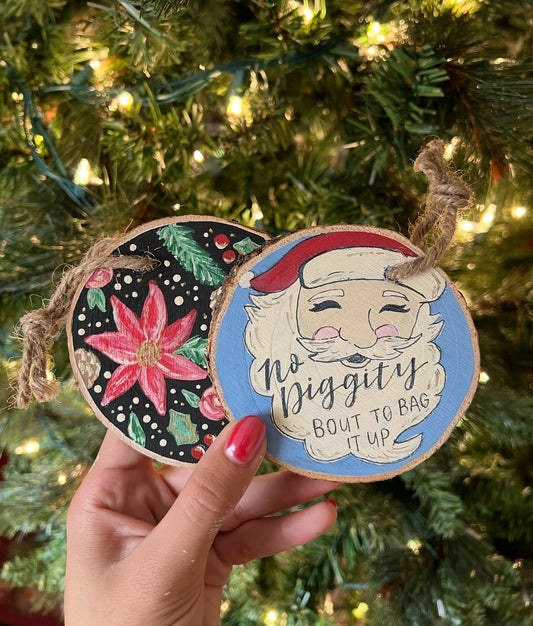 Wood Slice Ornaments