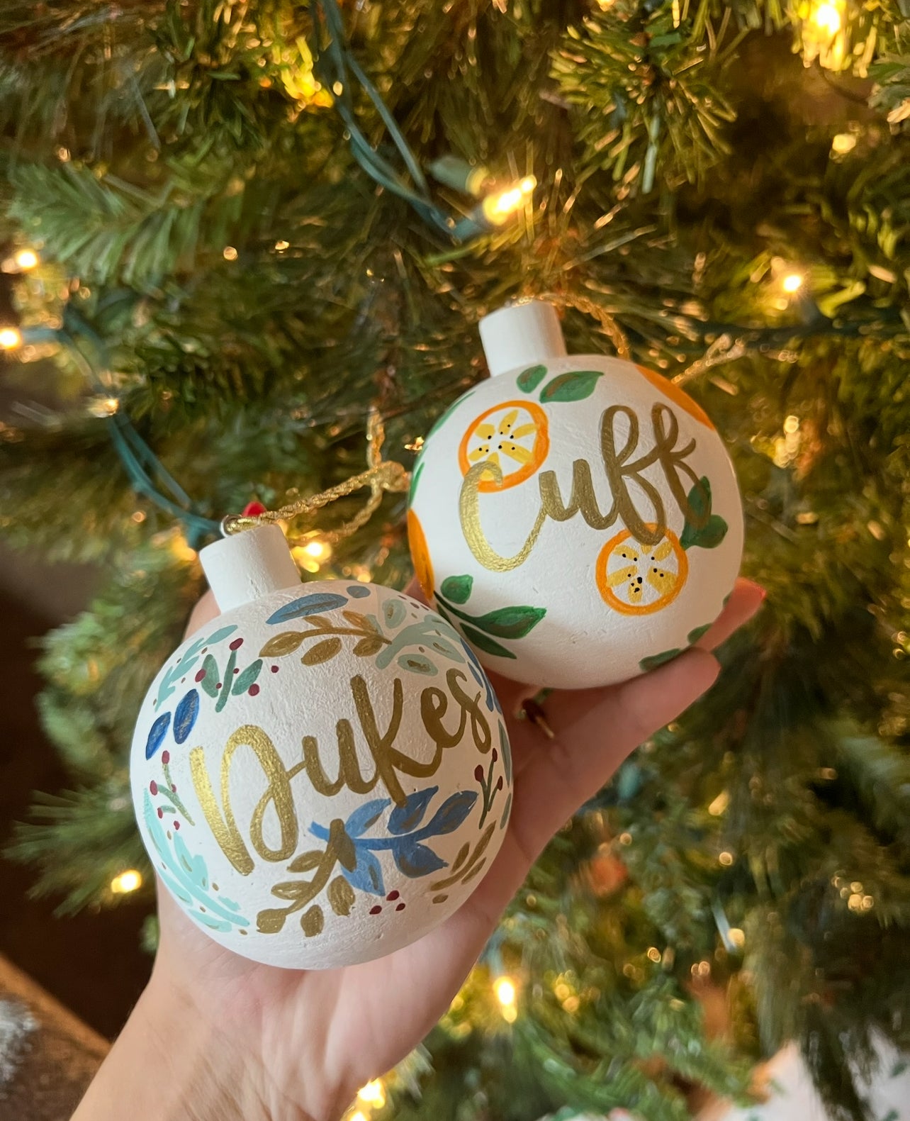 Personalized Bauble Ornaments