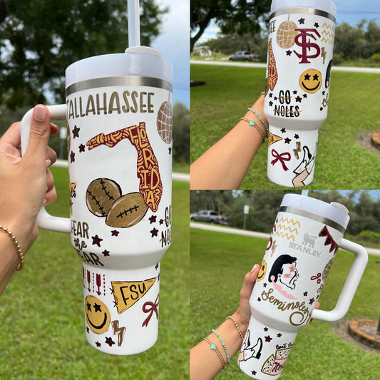 Custom Hand Painted Tumblers